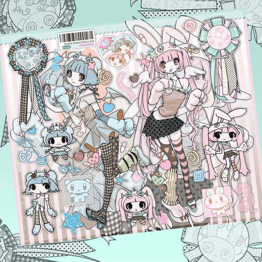[Domi World] I Love Rosettes Sticker Sheet