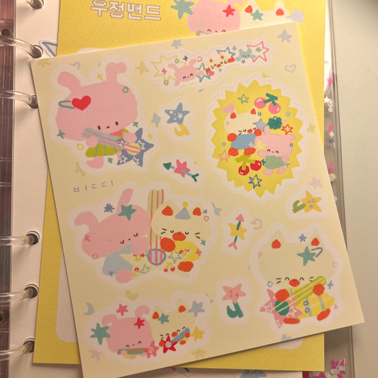 [Berddi] Friendship Band Sticker Sheet