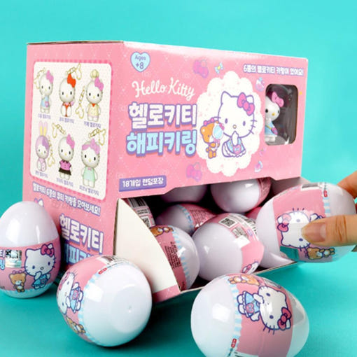 Sanrio Korea] Hello Kitty Mystery Egg Random Figure Key Chain