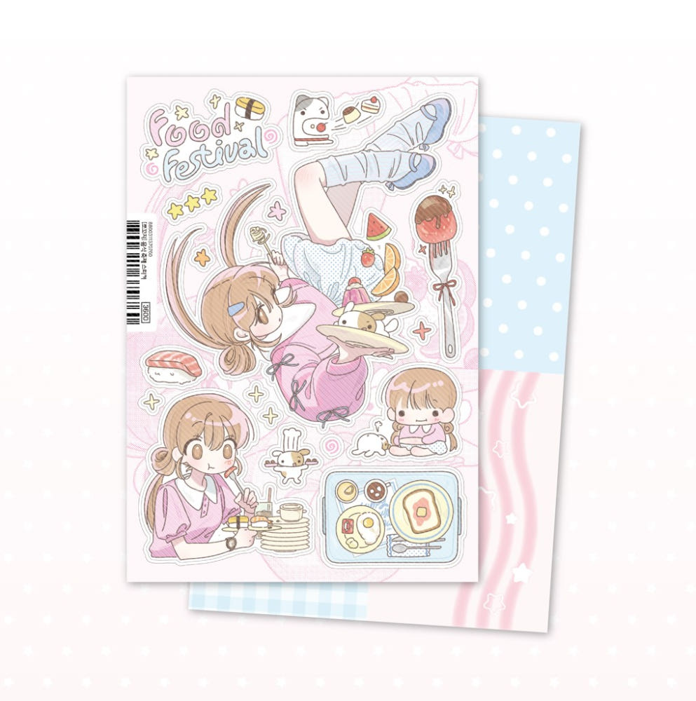 [Chocozy Family] Food Festival Sticker Sheet