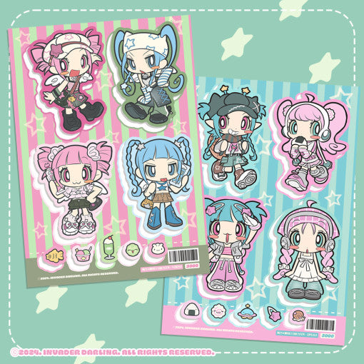 [Invaderdarling] Fashion☆Vader Chibi Sticker (2 styles) – It's Deco Day