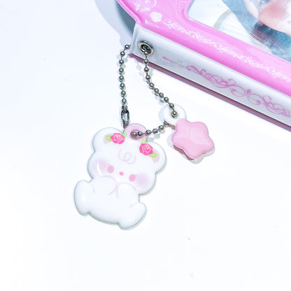 [borahstudio] Honey Rose Puffy Keychain