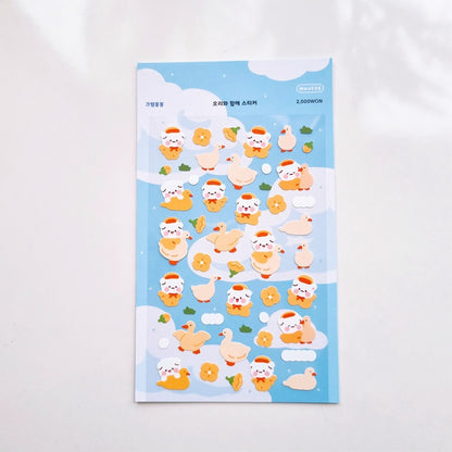 [My Mousse] Duck Deco Sticker Sheet