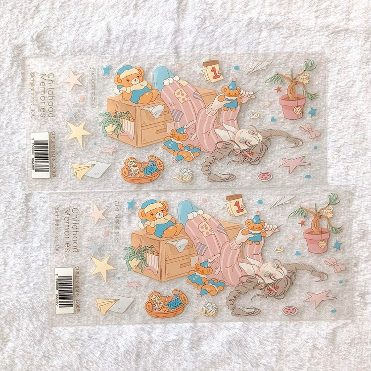 [Childhood Memories] Button Fairy Workshop Sticker Sheet