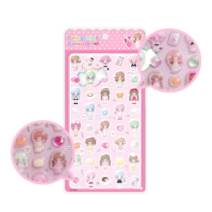 [Mering KR] Coral Tree Candy Drop Sticker Sheet