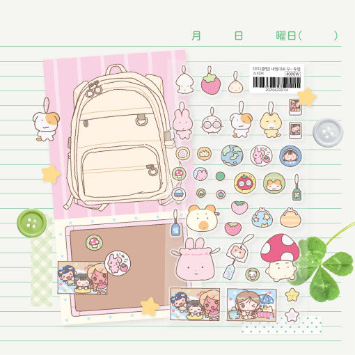 [Moody Club] Deco as I Please Clear Deco Sticker Sheet