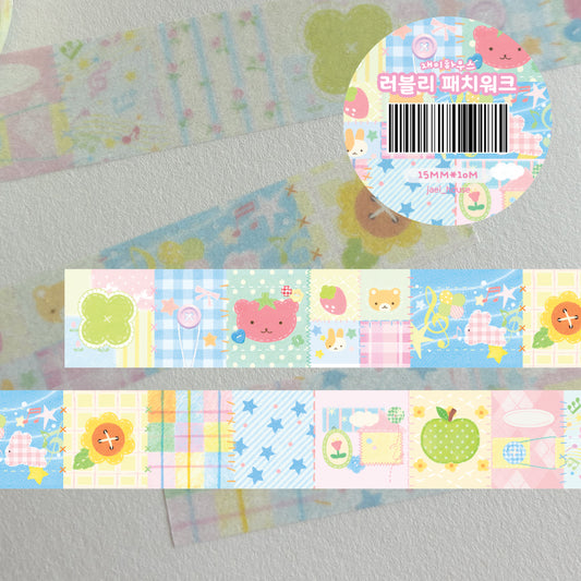 [Jaei House] Lovely Patchwork Washi Tape