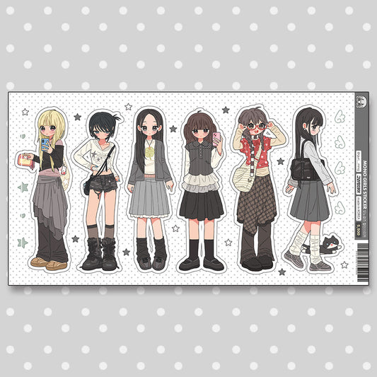 [Guriming] Mono Girls Sticker Sheet