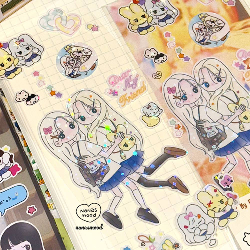 [Nanasmood] Dear My Friend Sticker Sheet