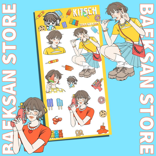 [Team Baeksan] Kitsch Sticker Sheet