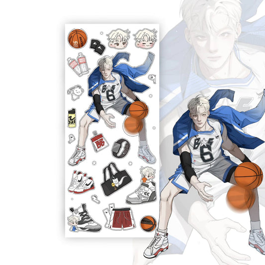 [Team Baeksan] Basketball Sticker Sheet