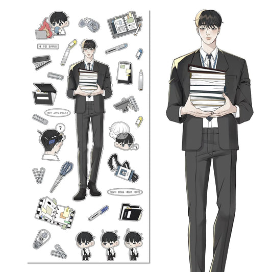 [Team Baeksan] Woojin Office Employee Sticker Sheet