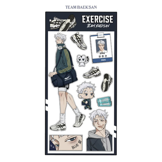 [Team Baeksan] Exercise Sticker Sheet