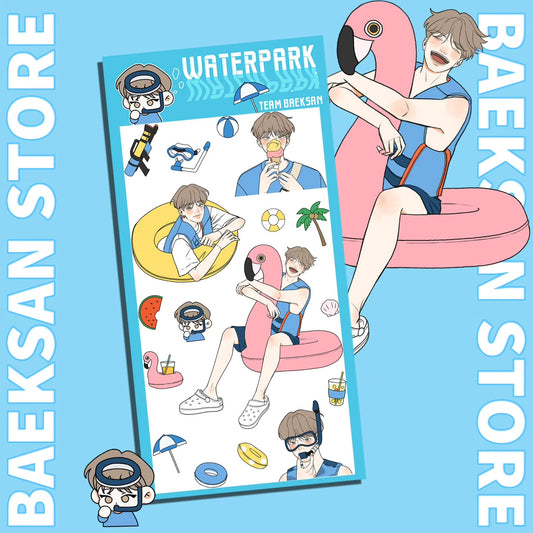 [Team Baeksan] Waterpark Sticker Sheet