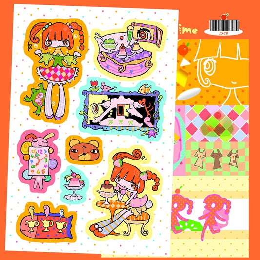 [Jal Ja] Odd Juice Time Sticker Sheet