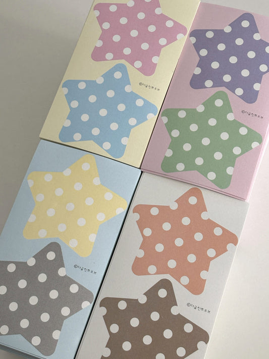 [The Glint Of] Big Dot Star Memo Sticker Pack (4 sheets)
