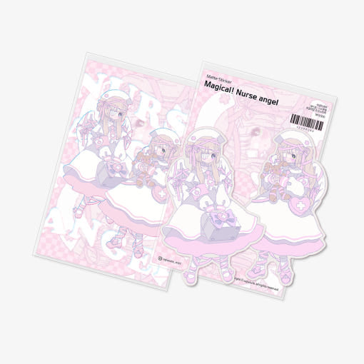 [Ugly Cute] Magical! Nurse Angel Die Cut Sticker Set