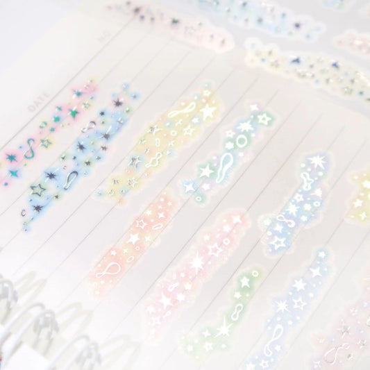 [St2krs] Stardust Flowy Kiss Cut Tape