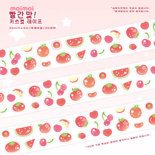[Maimoi] Red Flavor! Kiss Cut Tape