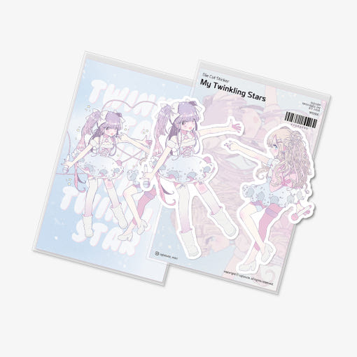 [Ugly Cute] My Twinkling Stars Die Cut Sticker Set