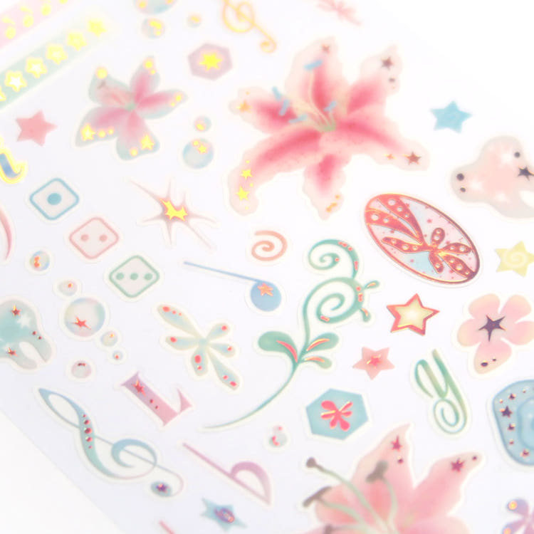 [St2krs] Lily Deco Sticker Sheet