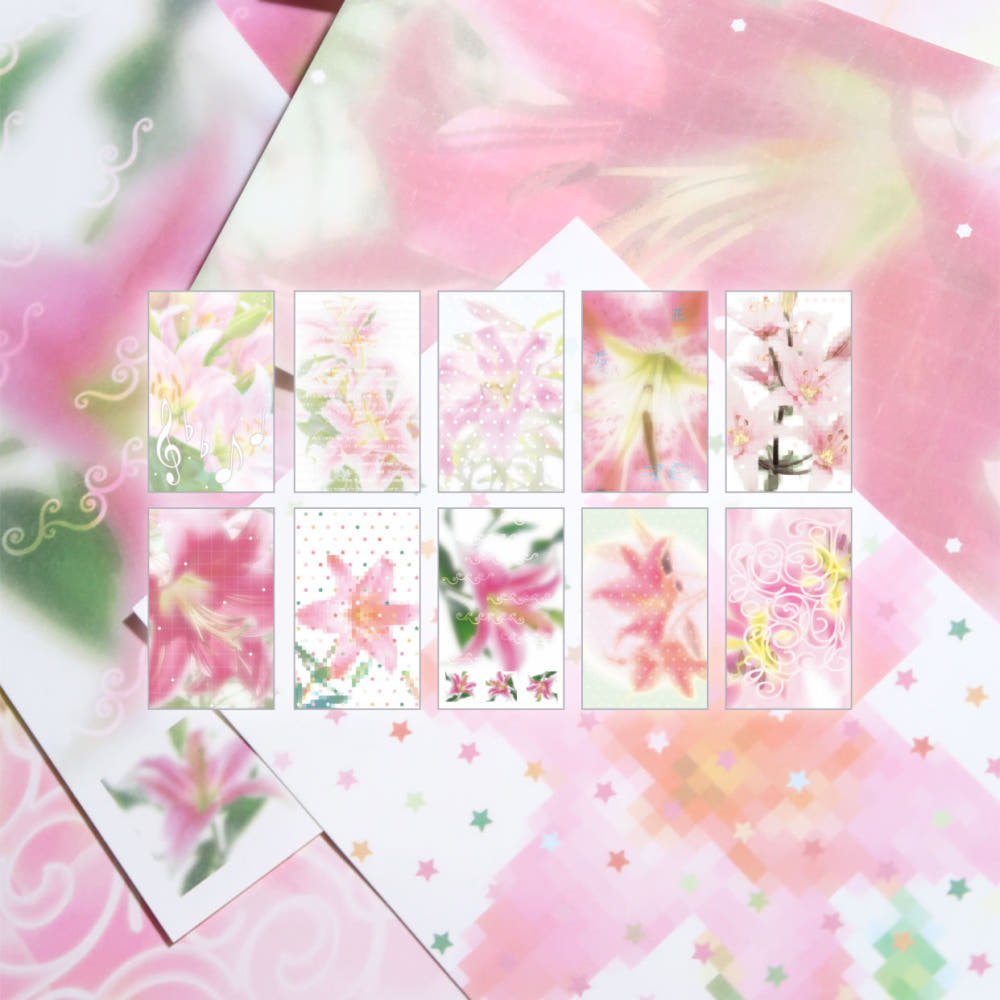 [St2krs] Angelic Lily Memo Sticker