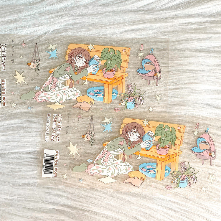 [Childhood Memories] Starlight Study Room Sticker Sheet