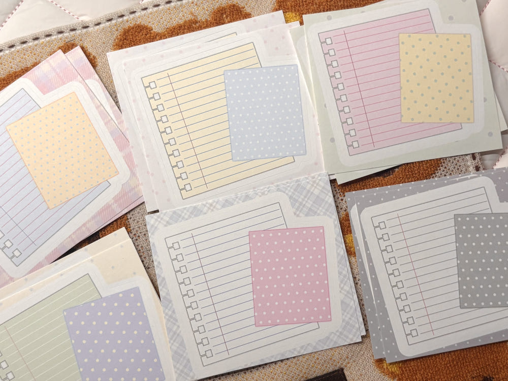 [Happiest Fluffy Shop] Patch Note Memo Sticker Set