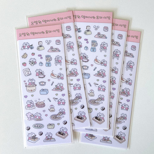 [Heart Sheep Studio] Go Young-Hee Grandmother's Cooking Time Sticker Sheet