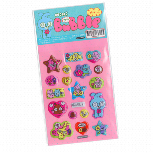 [Monanbear] Bubble Flower Epoxy Sticker Sheet