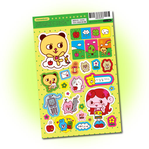 [Monanbear] Under the Apple Tree Sticker Sheet
