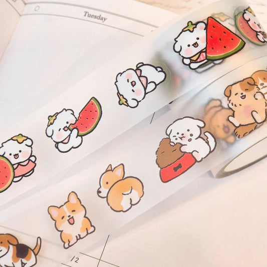 [My Mousse] Kiss Cut Sticker Washi Tape (2 Options)