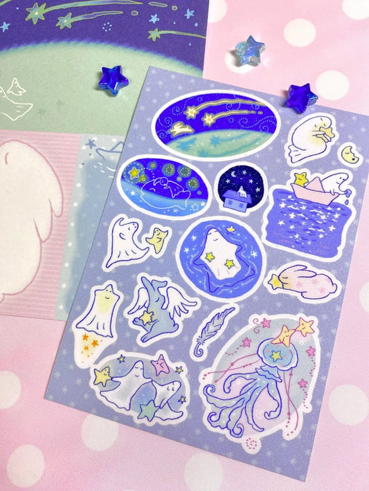 [Jal Ja] A Ghost's Night Sticker Sheet