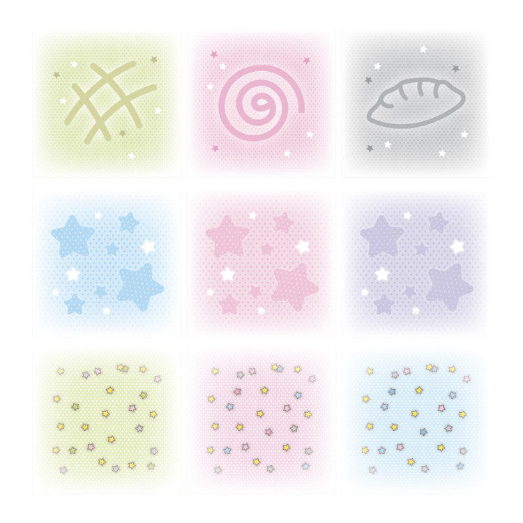 [waytoofetch] Square Memo Sticker Pack