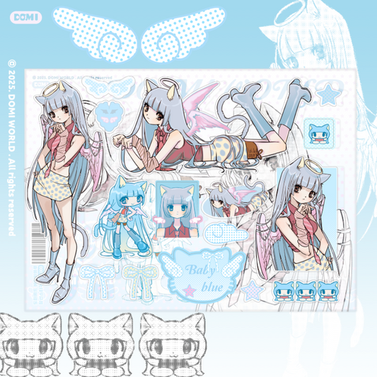 [Domi World] Baby Blue Sticker Sheet