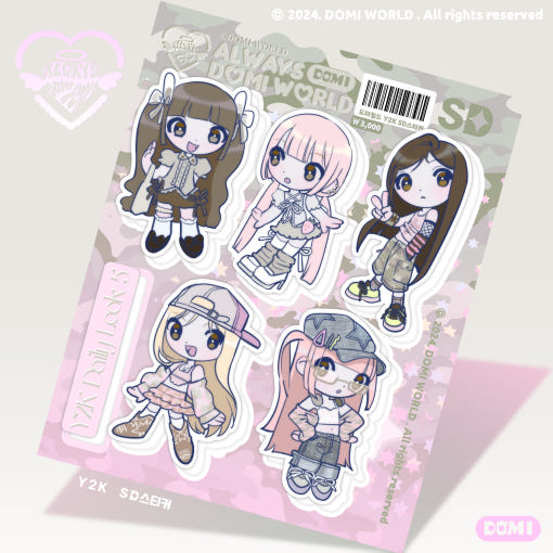 [Domi World] Y2K SD Sticker Sheet