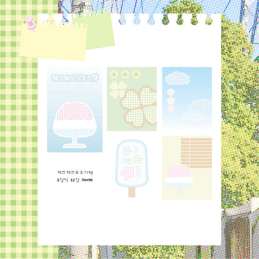 [Yaong Peace] Check Check Memo Sticker Sheet Set