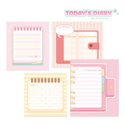 [Hamrrii] Today's Diary Memo Sticker Set