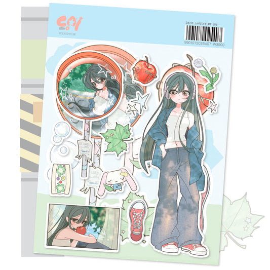 [Doci of Dreams] Girl Explorer Look: Walk Sticker Sheet