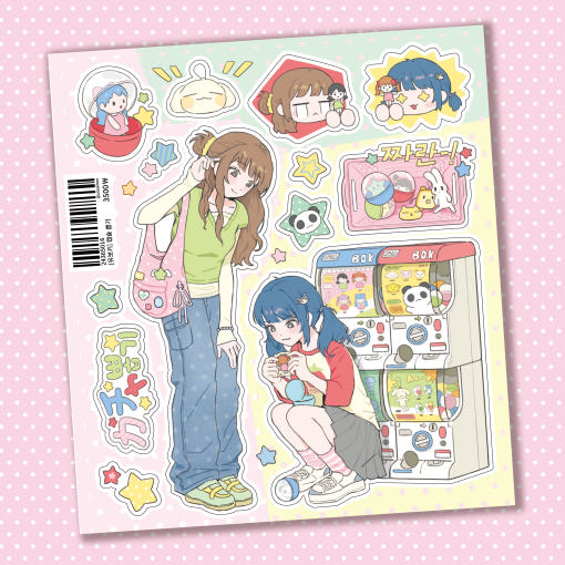 [Ubokhee] Capsule Toy Sticker Sheet