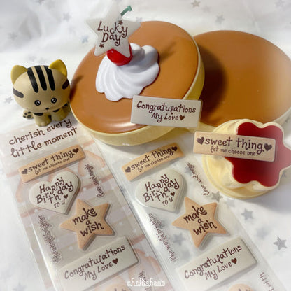 [Cherish 203] Sweet Topper Deco Sticker Sheet