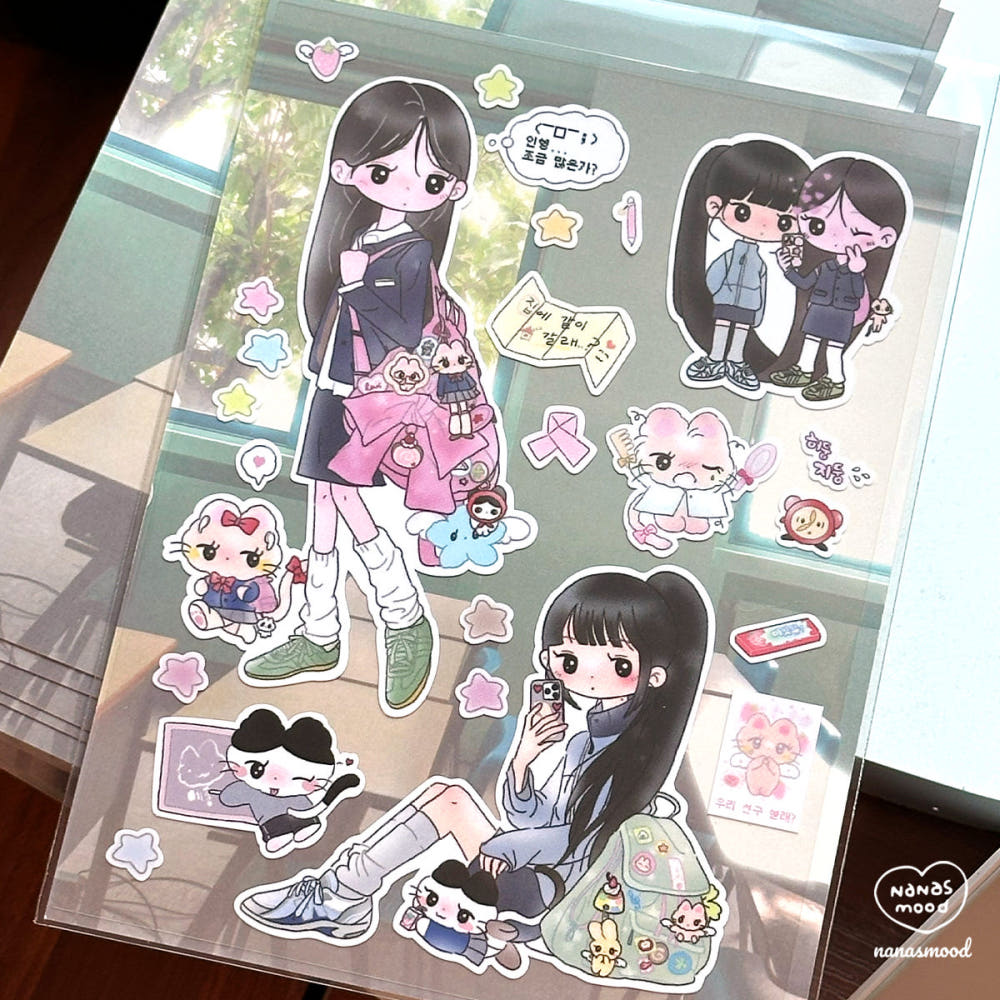 [Nanasmood] Good Morning Sticker Sheet