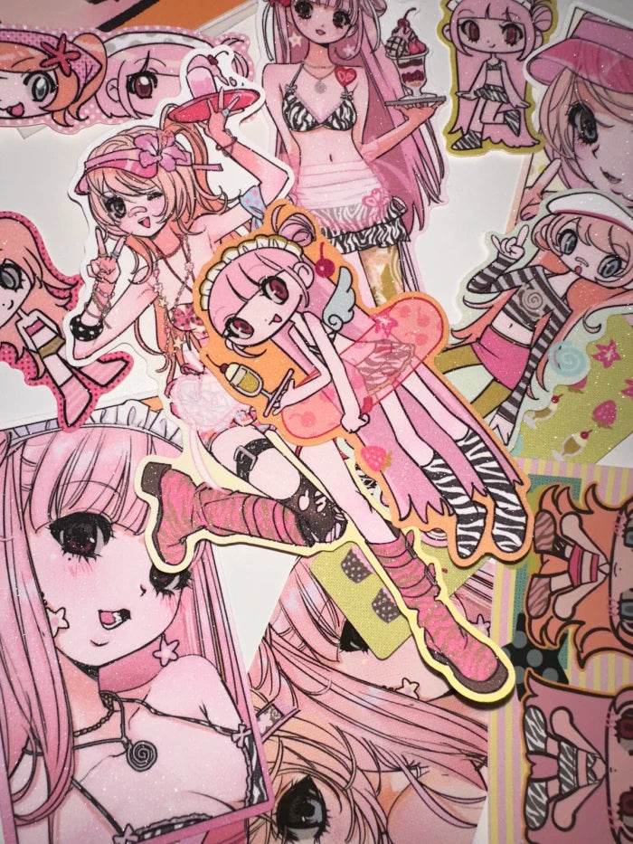 [Domi World] Summer Summer Die Cut Sticker Set