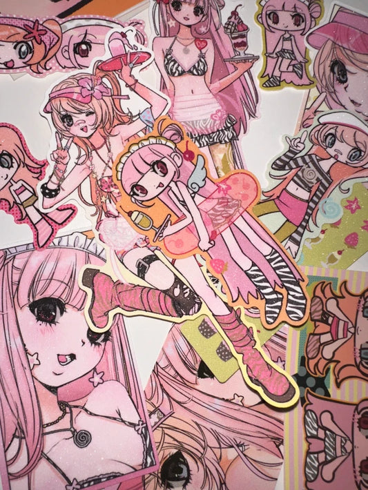 [Domi World] Summer Summer Die Cut Sticker Set