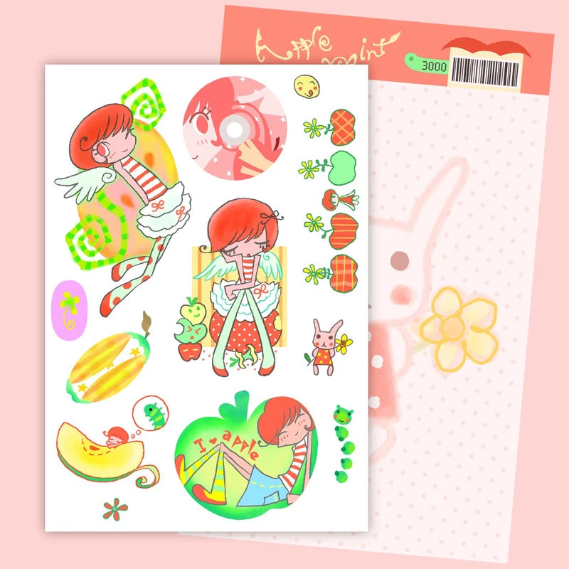 [Jal Ja] Apple Mint Sticker Sheet
