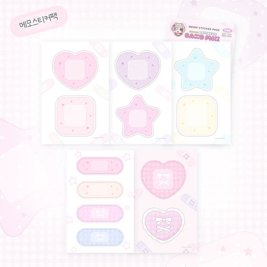 [Snooze Kittens] Band Mix Memo Sticker Pack