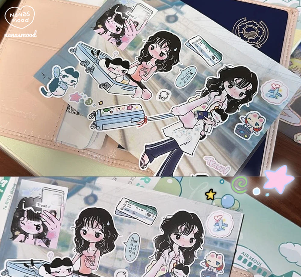 [Nanasmood] Let’s Go on a Trip! Sticker Sheet