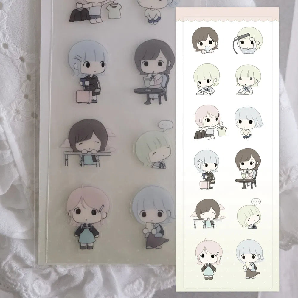 [Soso Hehe] Girl's Daily Life 2 Sticker Sheet