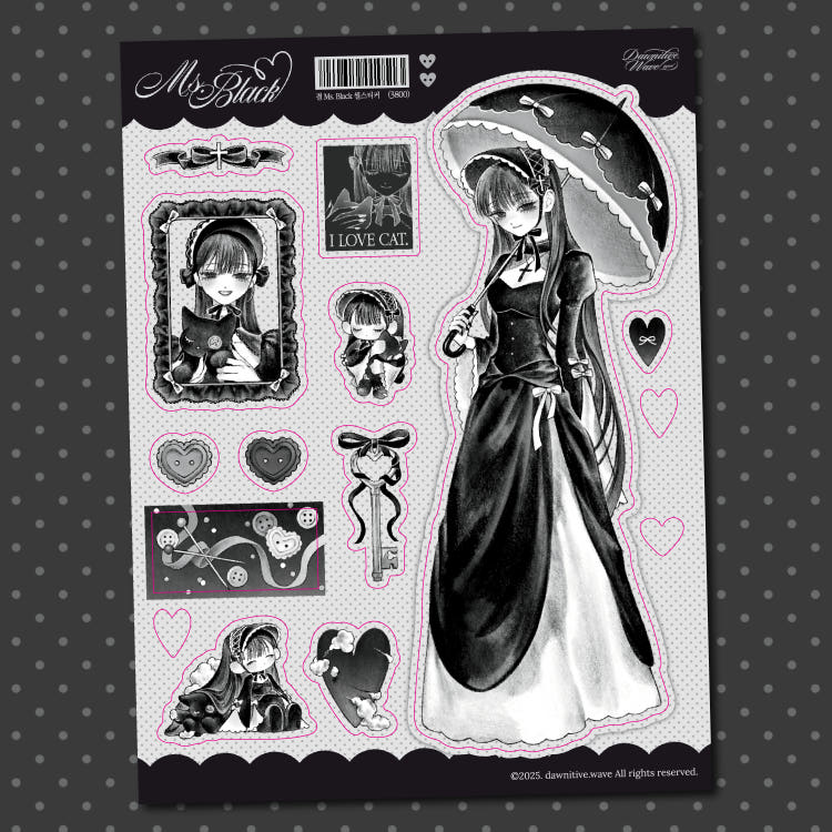 [Gyeol] Ms. Black Sticker Sheet