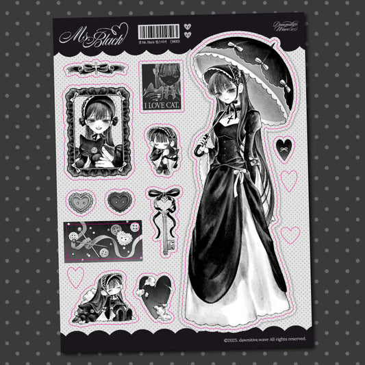 [Gyeol] Ms. Black Sticker Sheet